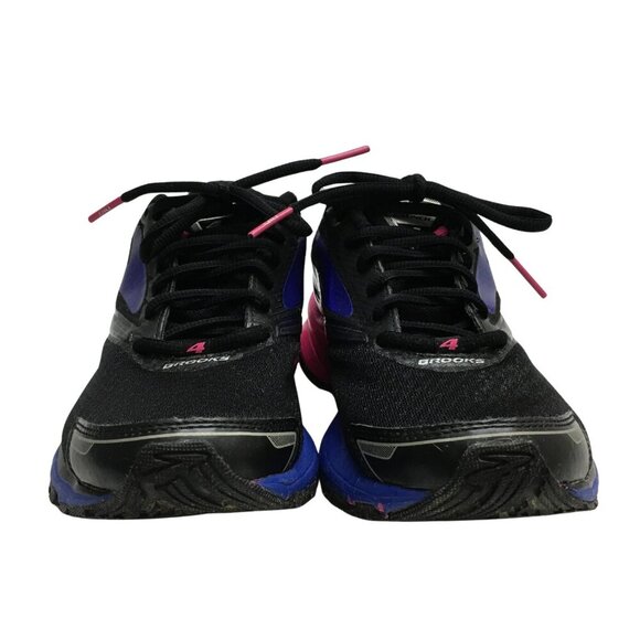 Brooks Launch 4 Women's Running Shoes Size 8.5 Sneakers Black Pink Blue Mesh - Picture 6 of 9